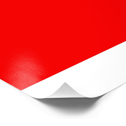 Initiaal Letter Monogram Modern Stijlvol Perfect Poster (Hoek)