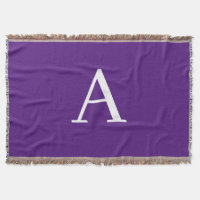 Initiaal Letter-monogram Paars