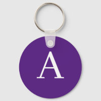 Initiaal Letter-monogram Paars en blauw