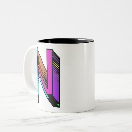 Initiaal Letter N Mok (Voorkant links)