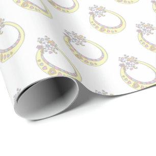 Initiaal letter O monogram gepersonaliseerde wrap Cadeaupapier