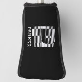 INITIAAL LETTER P - ALFABET NAAM P GOLFHEADCOVER (Draai 90)