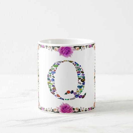 Initiaal letter Q Koffiemok (Center)