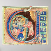 Initiaal Letter 'V' Visio Abdie Poster (Voorkant)