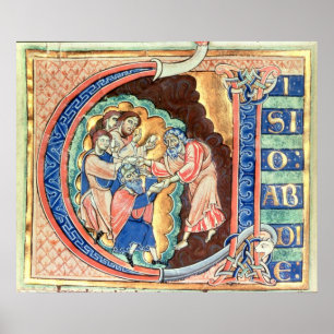 Initiaal Letter 'V' Visio Abdie Poster