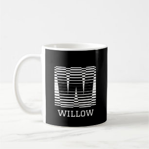 INITIAAL LETTER W - ALFABET NAAM W KOFFIEMOK