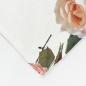 Initiaal letter W Fleece Deken (Hoek)