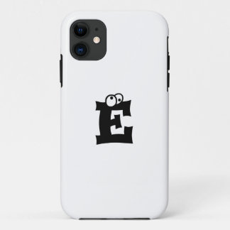 Initiaal letter wit | Monogram Speelse telefoonhoe Case-Mate iPhone Case
