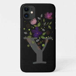 Initiaal Letter Y Plus Floral Design Case-Mate iPhone Case