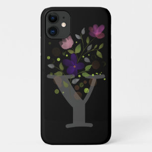 Initiaal Letter Y Plus Floral Design Case-Mate iPhone Case
