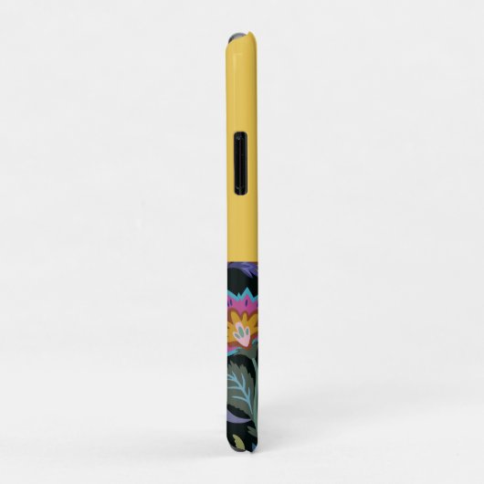 Initiaal Luxe kunst met Victoriaans bloemen Gold Case-Mate iPhone Case (Achterkant/rechts)