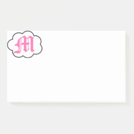 Initiaal M Monogram Opmerkingen Post-it® Notes