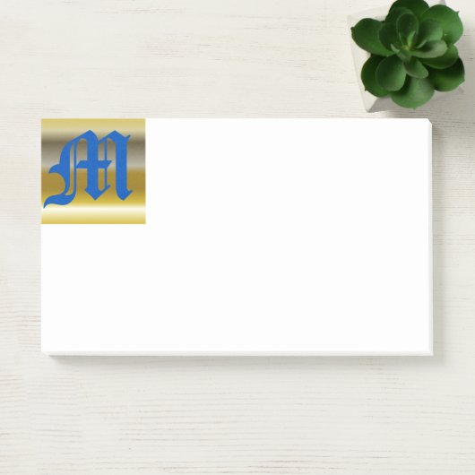 Initiaal M Monogram Post-it Opmerkingen Post-it® Notes (Kantoor)
