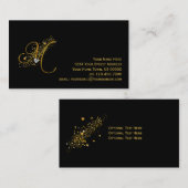 Initiaal M. Stardust Visitekaartje (Voorkant / Achterkant)