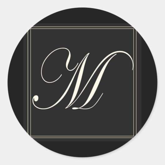 INITIAAL M STICKER (Voorkant)