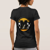 Initiaal M taxichauffeur T-shirt (Achterkant)