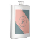 Initiaal met dubbele cirkelvormige geometrische re flacon (Rechts)