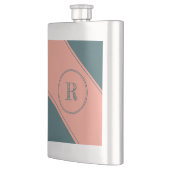 Initiaal met dubbele cirkelvormige geometrische re flacon (Links)