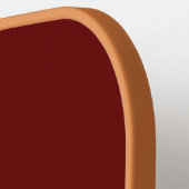 initiaal met twee-tonen Brownish Red Drie lagen Pickleball Paddle (Links Detail)