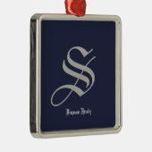 Initiaal Metalen Ornament (Rechts)