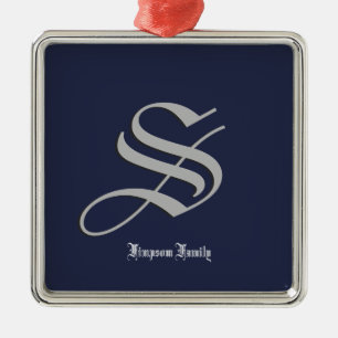 Initiaal Metalen Ornament