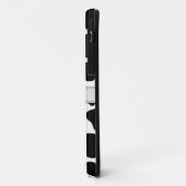 Initiaal monogram - Aangepaste koeienafdrukken Case-Mate iPhone Case (Achterkant/links)