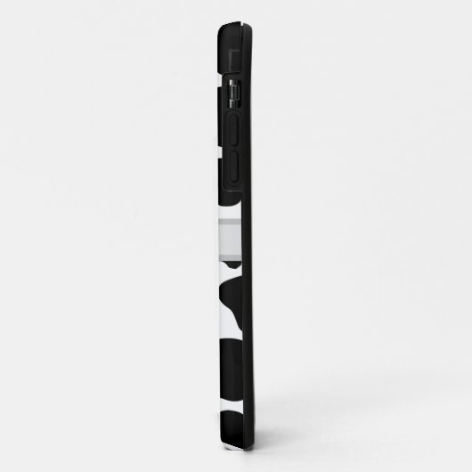 Initiaal monogram - Aangepaste koeienafdrukken Case-Mate iPhone Case (Achterkant/links)