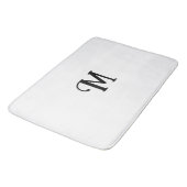 Initiaal Monogram Diamond Jewel Tone Effen kleur Badmat (Gekanteld)