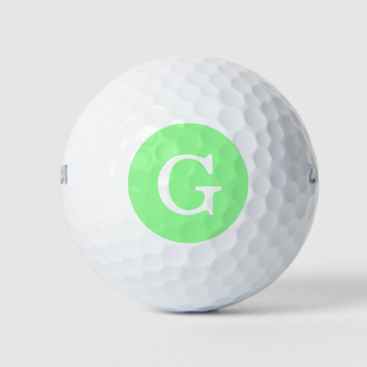 Initiaal Monogram Golfballen (Voorkant)