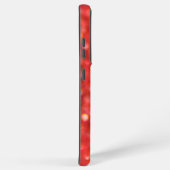 Initiaal Monogram Koraal Faux Glitter Bokeh Samsung Galaxy Hoesje (Rechterkant)