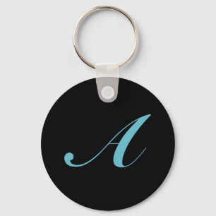 Initiaal monogram letter A Sleutelhanger