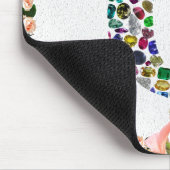 Initiaal Monogram Letter C Trendy Muismat (Hoek)