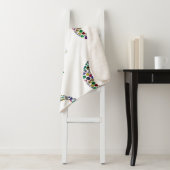 Initiaal Monogram Letter C Trendy Sherpa Deken (In situ)