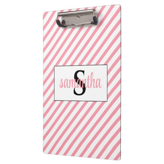 Initiaal monogram naam klembord (Links)