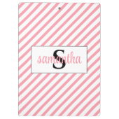 Initiaal monogram naam klembord (Achterkant)