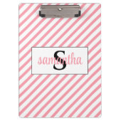 Initiaal monogram naam klembord (Voorkant)