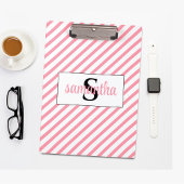 Initiaal monogram naam klembord