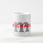 Initiaal monogram professionele afbeelding voegt j koffiemok (Center)