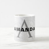 Initiaal monogram professionele afbeelding voegt j koffiemok (Center)