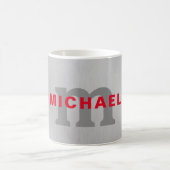 Initiaal monogram professionele afbeelding voegt j koffiemok (Center)