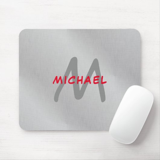 Initiaal monogram professionele afbeelding voegt j muismat (Met muis)