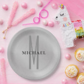 Initiaal monogram professionele afbeelding voegt j papieren bordje (Feest)