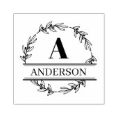 Initiaal monogram stempel van Wreater Familienaam (Afrduk)