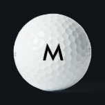 Initiaal monogram titelhouder PRO V1 Golfballen<br><div class="desc">Eenvoudig Initiaal Titleist Pro V1 golfbal.</div>
