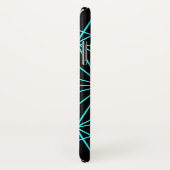 Initiaal monogram | Turquoise geometrisch ontwerp Case-Mate iPhone Case (Achterkant / rechts)