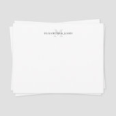 Initiaal Monogrammed Couple Personalized Notitiekaartje