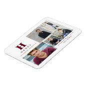 initiaal multi-foto afstuderen magneet (Linkerzijde)