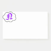 Initiaal N Monogram Opmerkingen Post-it® Notes (Voorkant)