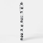 Initiaal naaiwerktuigmakerswerk iPhone hoesje (Linkerkant)