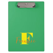 Initiaal + Naam gepersonaliseerd - Gemakkelijk aan Klembord (Voorkant)